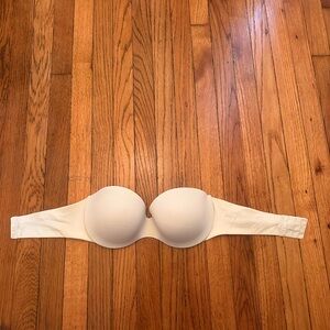 Warner's Cream Strapless Bra